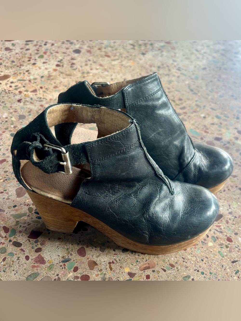 Free People Amber Orchard Platform Clog Made in Spain